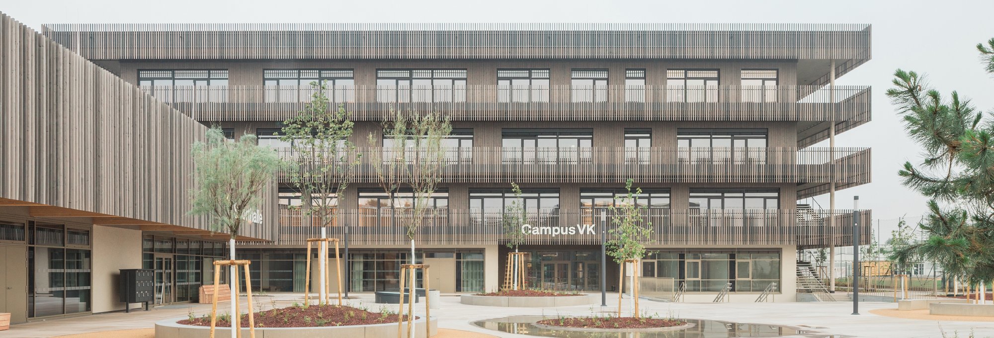 Außenansicht des neuen Campus VK 