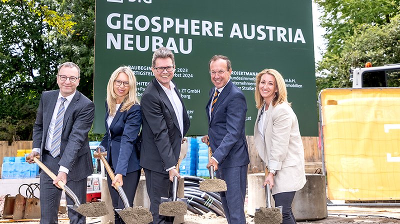 Spatenstich GeoSphere Austria Salzburg - © Andreas Kolarik Spatenstich GeoSphere Austria Salzburg