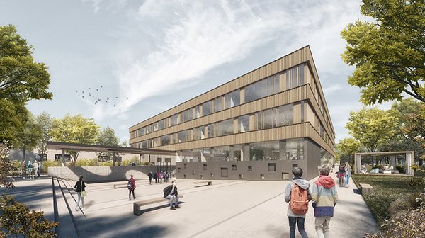 AHS Ettenreichgasse Anerkennung - © Hohensinn Architektur ZT GmbH AHS Ettenreichgasse Anerkennung