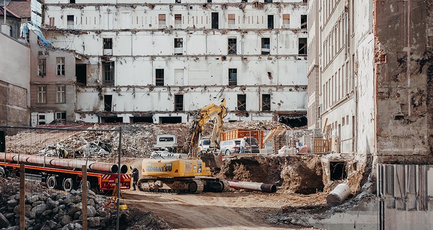 Baustelle April 2022