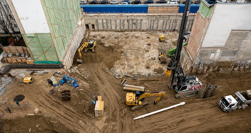 Baustelle Jänner 2023