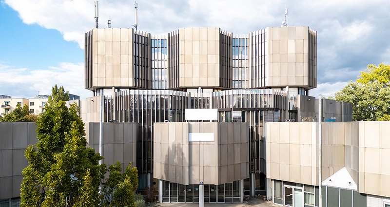 Modul-Gebäude am Campus Türkenschanze