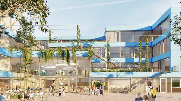 AHS Reininghaus Graz - © ARGE j-c-k, Arch. DI Sandra Janser AHS Reininghaus Graz