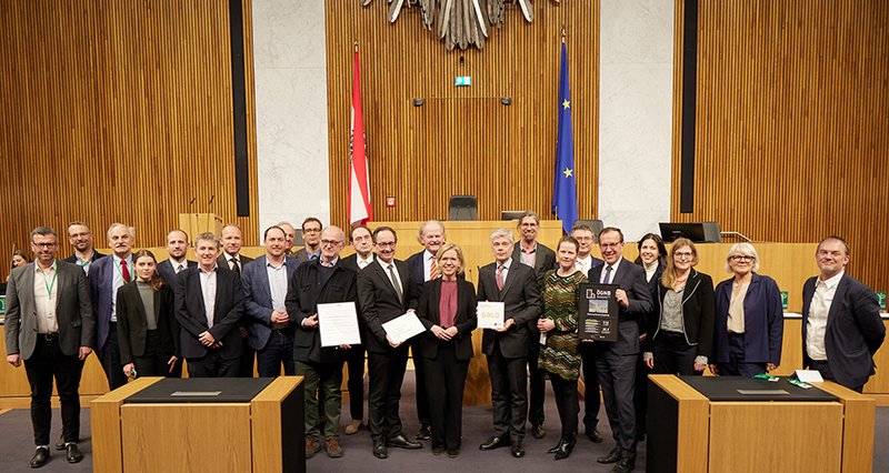Auszeichnung im Nationalratssaal