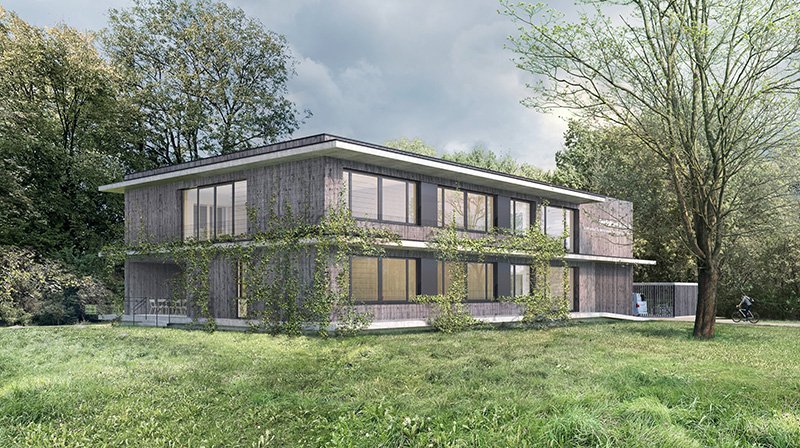 Visualisierung Geosphere Austria Bürogebäude