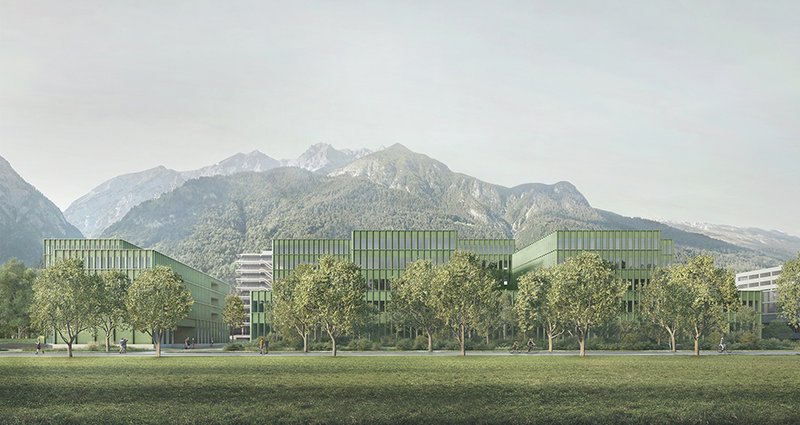 Haus der Physik Visualisierung Südseite