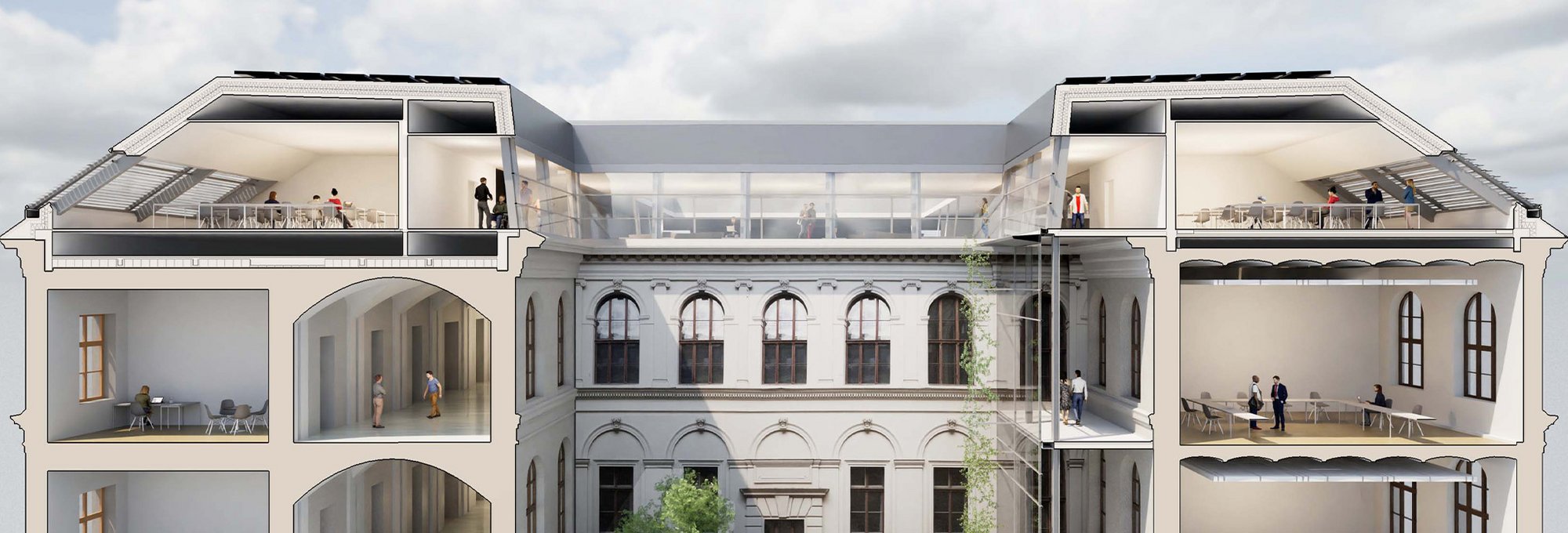 Haus der Bildungswissenschaften Rendering 