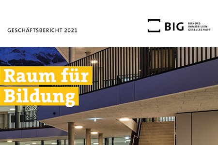 Cover BIG Geschäftsbericht 2021