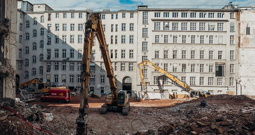 Baustelle Oktober 2021