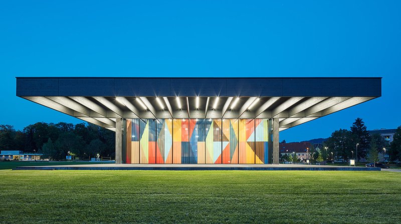 JKU Kepler Hall - Nacht
