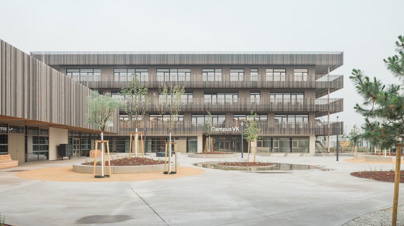 Außenansicht des neuen Campus VK 