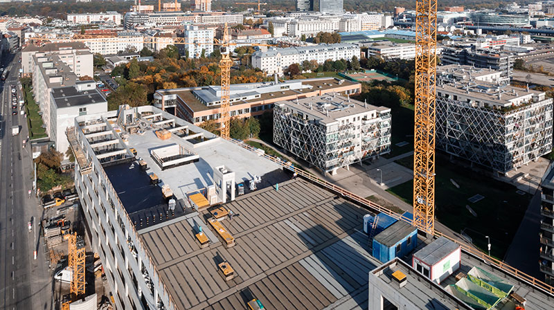 Gleichenfeier Biologiezentrum St. Marx