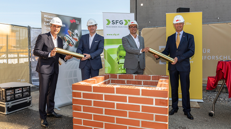 Grundsteinlegung TU Graz 