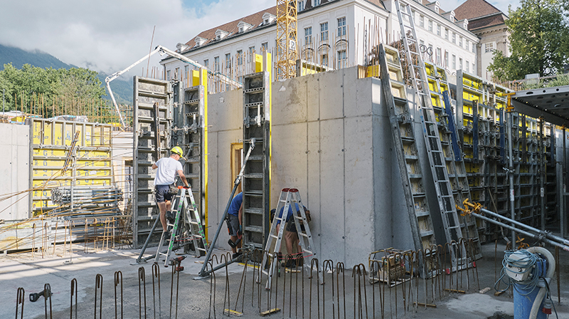 Baustellenfoto Campus Innrain 