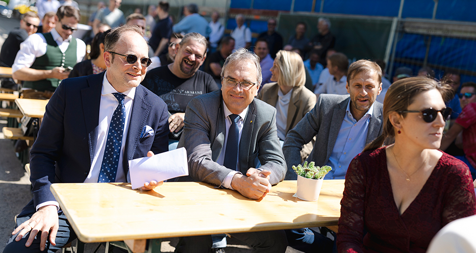 Dachgleiche für das Trainings- und Diagnostikzentrum der Uni Graz