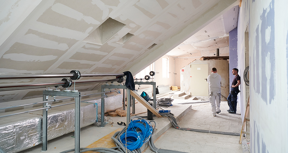 Dachgleiche mdw-Dachgeschoßausbau