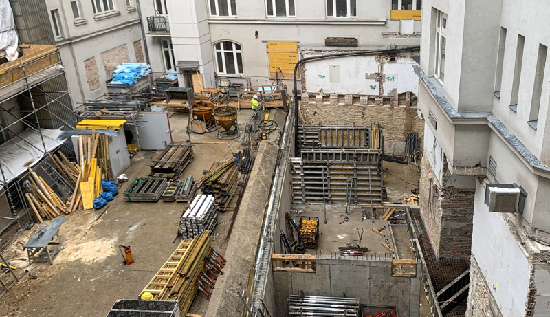 Baustelle Physikinstitut