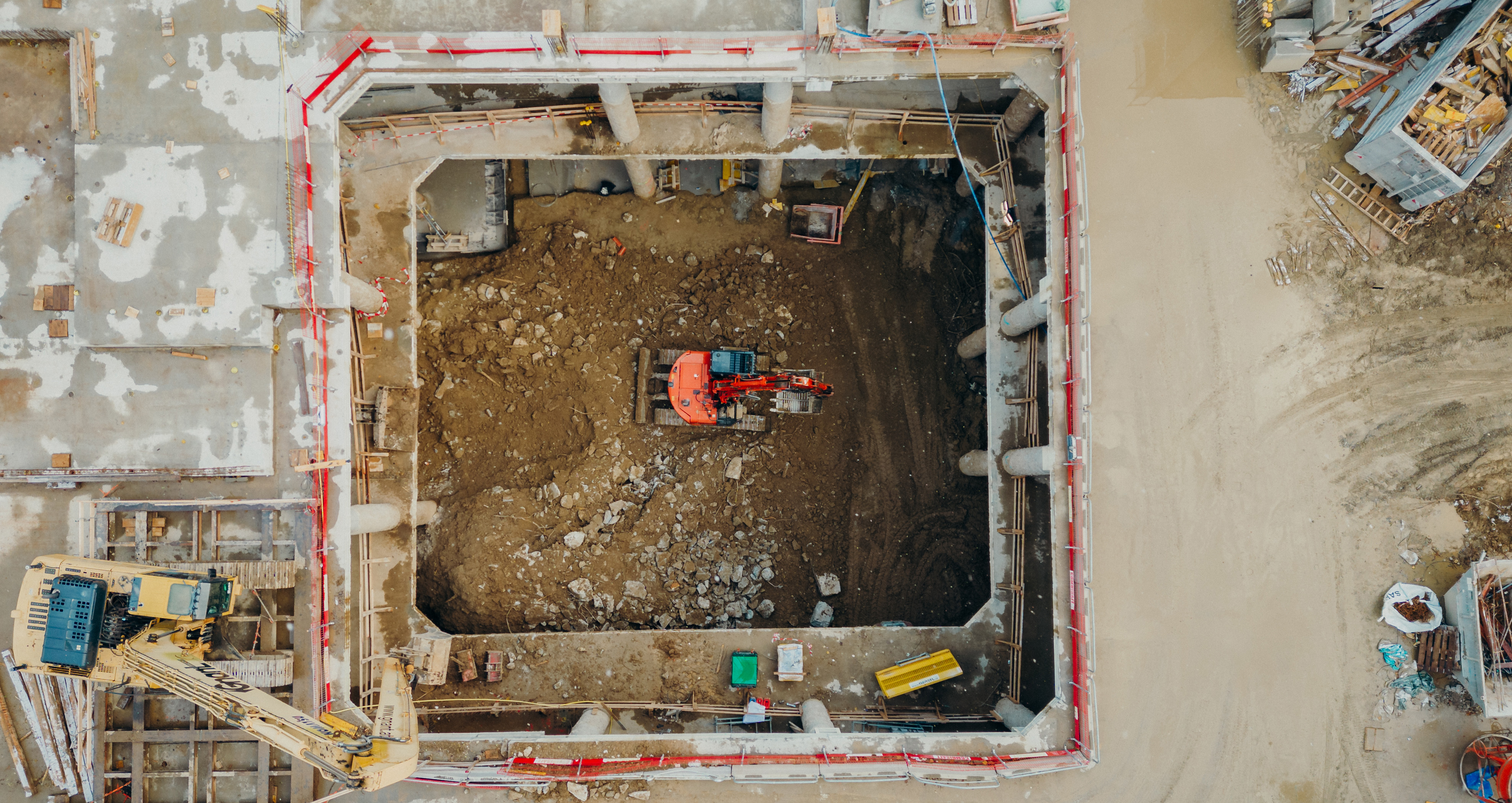 Baustelle MedUni Campus Mariannengasse (November 2023)