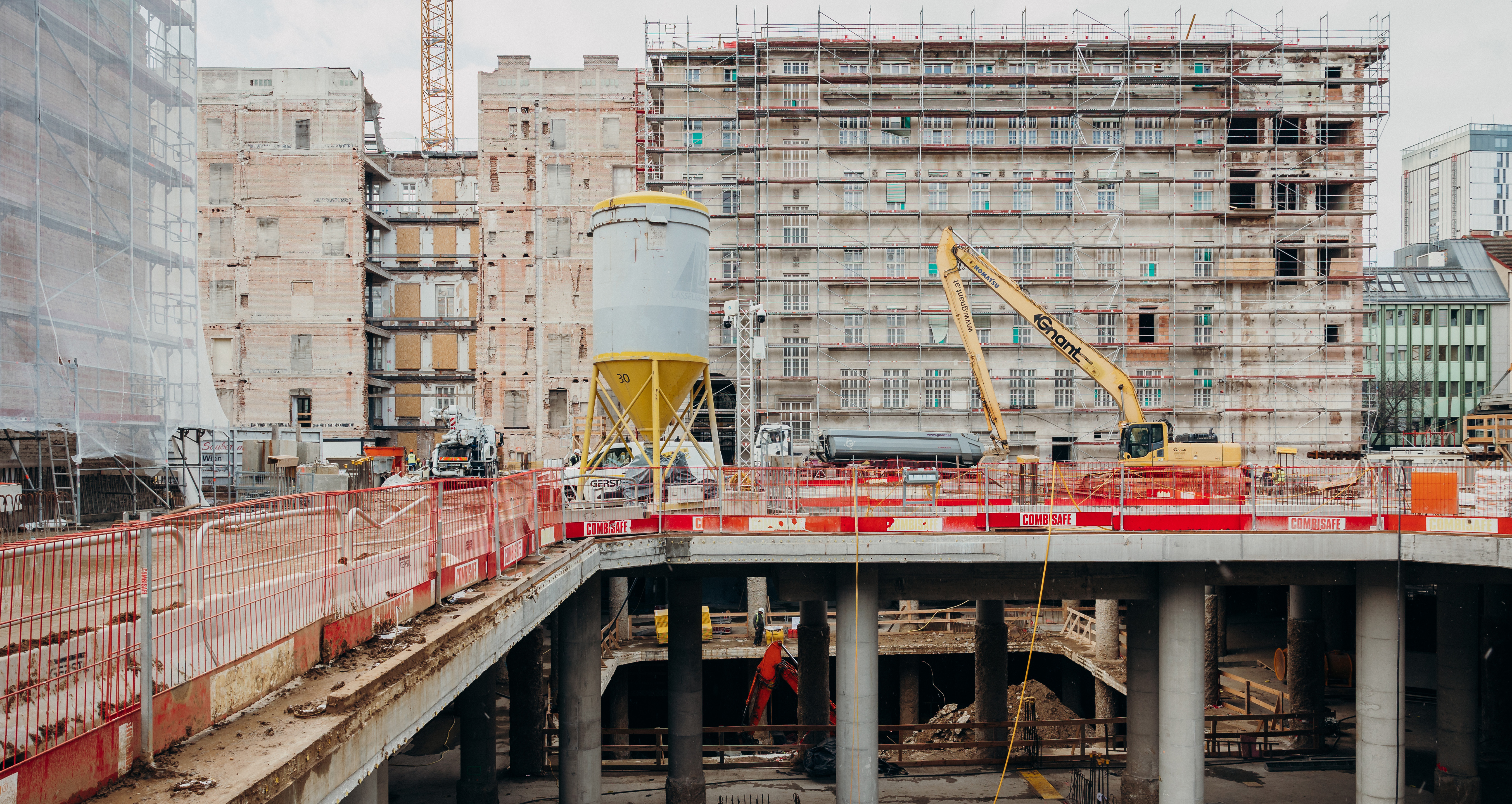 Baustelle MedUni Campus Mariannengasse (November 2023)