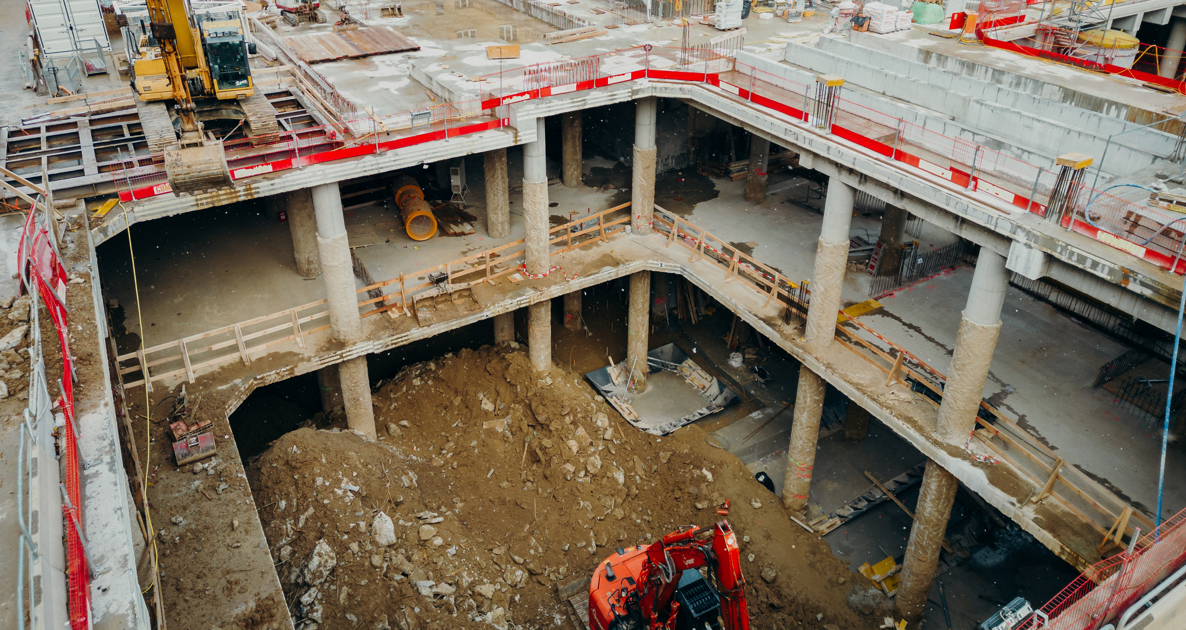 Baustelle MedUni Campus Mariannengasse (November 2023)