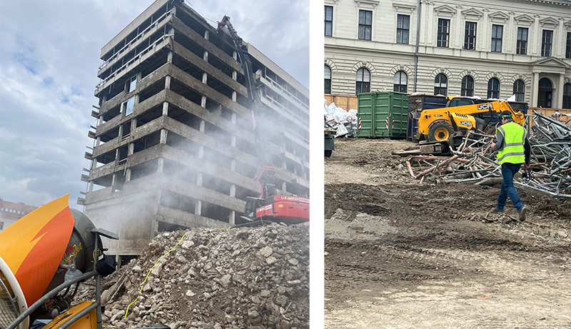 Abbruch Vorklinik Graz