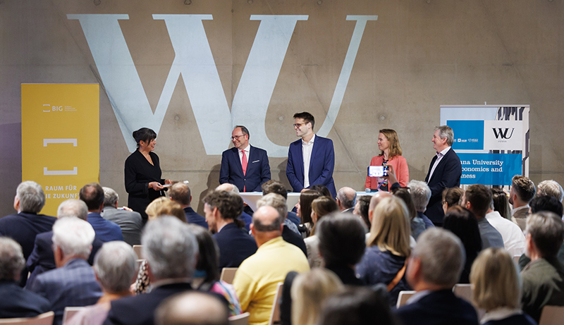 Podium 10 Jahre Campus WU