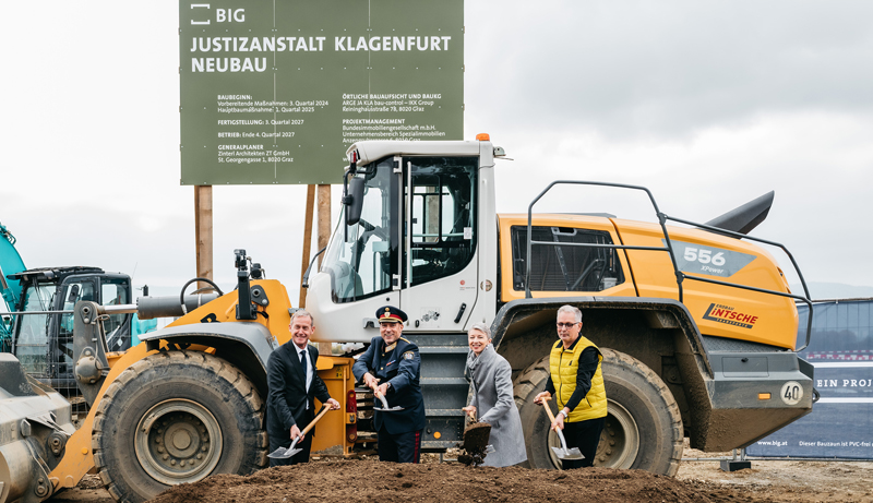 Spatenstich Justizanstalt Klagenfurt