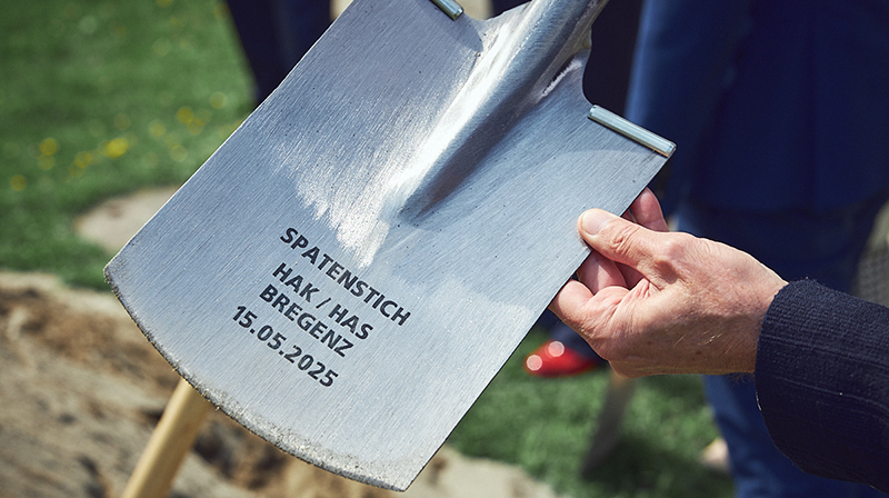 Spatenstich zur Erweiterung der HAK/HAS Bregenz