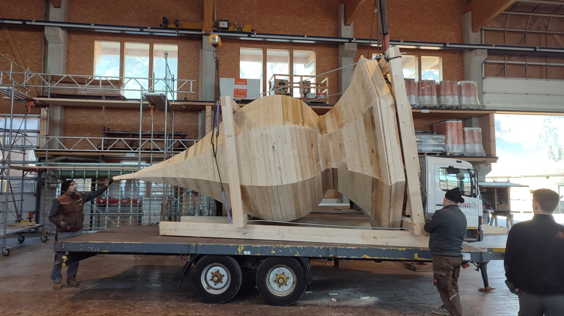 Fertigung des neuen Turmhelm für das Sacellum