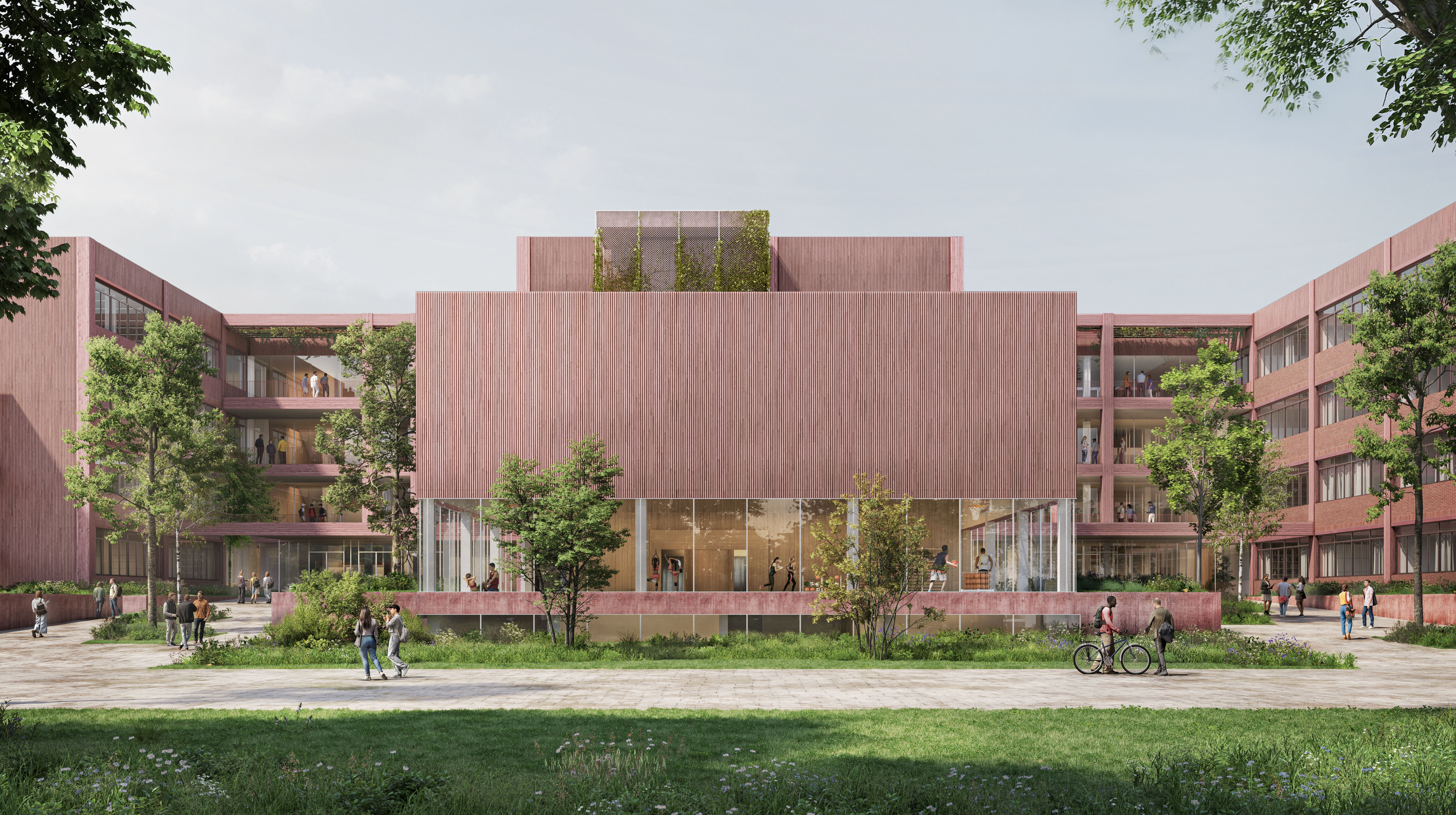 BSSOG Körösistraße - Graz - Visualisierung Außenansicht
